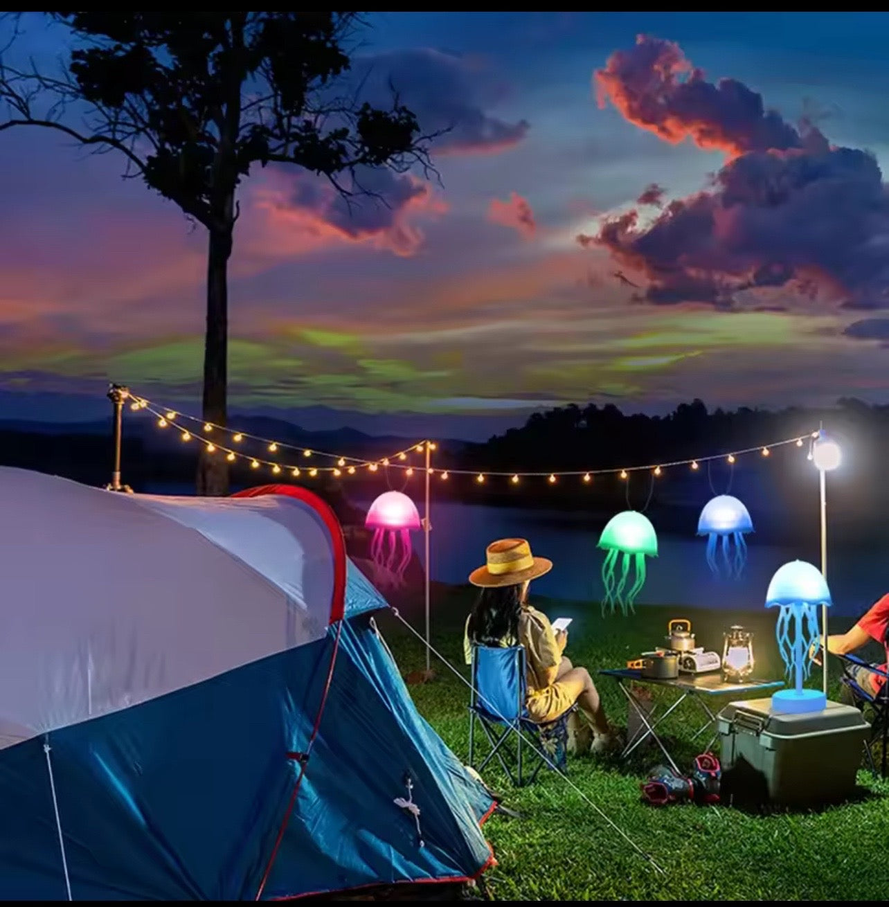 Floating Jellyfish Lamp – Relaxing Ambient LED Light